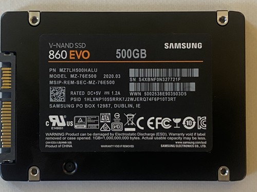 Ssd samsung 860 - samsung, evo