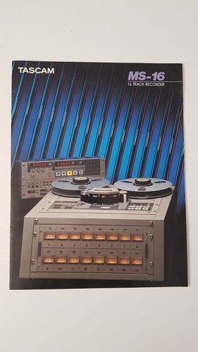 Tascam depliant brochure - tascam,
