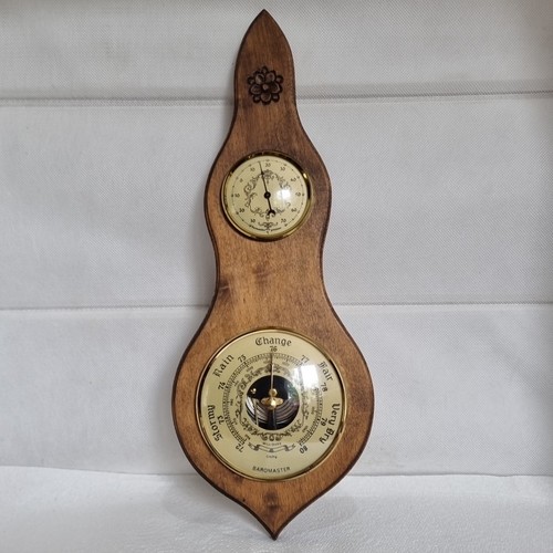 Vintage baromaster oak - baromaster,