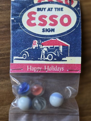 Biglietto pubblicitario esso - biglietto,