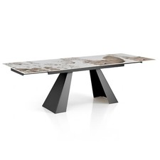 Tavolo marmo allungabile design vintage industriale moderno shabby chic