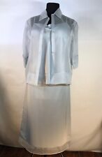 Completo/Tailleur 4 pezzi Donna - Dream- Celeste/Grigio  - TG 42 - USATO