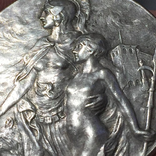 Medaglia bronzo argento - e,
