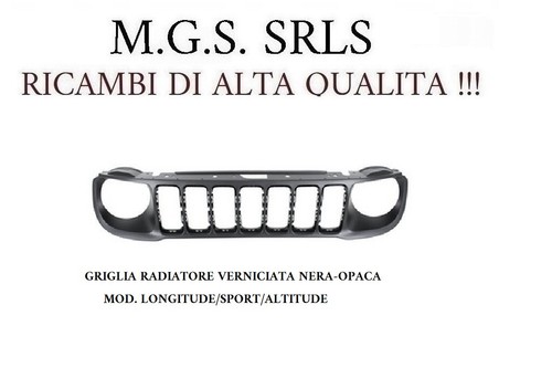 Griglia radiatore nera opaca - radiatore,