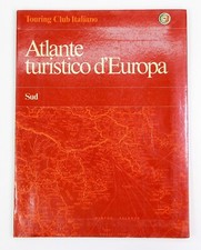 Atlante Turistico Sud Europa Touring Club Italiano Prima Edizione 1984