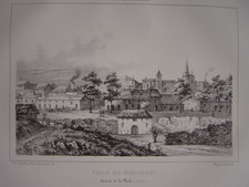 Lithographie de la ville de