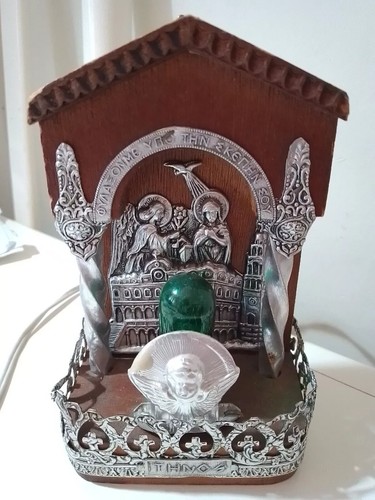 Altare ithnos legno argento - altare,
