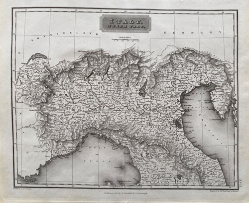 Mappa antica 1817 italia - antica, 1817;