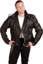 Migliori Giacca 50er Anni Marlon Brando da Motociclista Pilota di Oldschool Sale