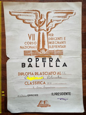 Fascismo Opera Balilla ONB