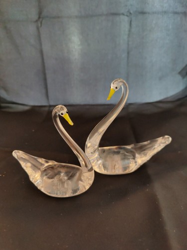 Coppia statuine cigni - , in