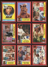 ALF 1988 COMPLETE CARDS SET Topps Serie 2 figurine sticker Gordon Shumway Alien