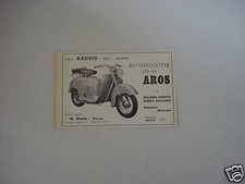- advertising Pubblicità 1950 MOTO SCOOTER AROS 125