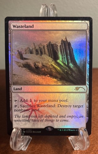 Mtg wasteland foil judge - (j15),