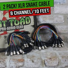 (2x Set) XLR Snake Fili 8