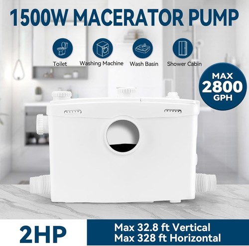 Pompa maceratore 1500w 2hp - 1500w,