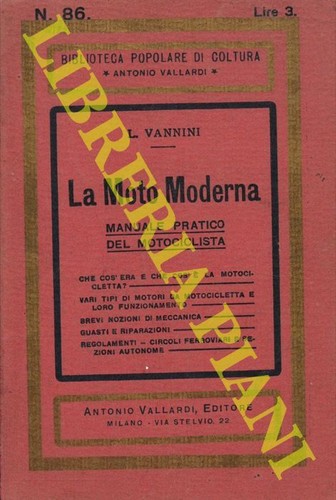 Vannini la moto moderna - l.,