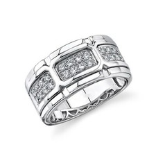 Da Uomo Diamante Fedina 14K