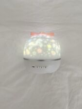 proiettore bianco rosa fiocco ninna nanna cavallo a dondolo stella rotante luce notturna carino ♡