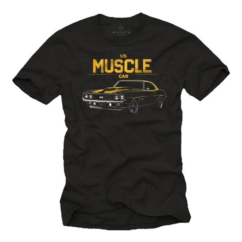 Shirt uomo muscle car - muscle, ss