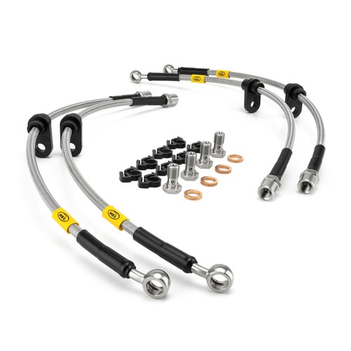 Kit tubi freno intrecciati hel - tubi,