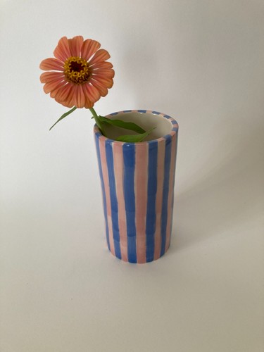 Vaso cilindrico ceramica a - in,