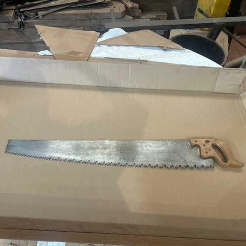 Vintage logging saw 3 ft - ,