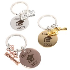  3 Pcs Portachiavi Laureato