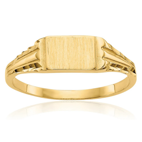 Anello con sigillo inciso