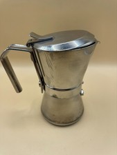 Caffettiera Giannina Express 2 Tazze moka by Giannini Carlo acciaio inox Vintage