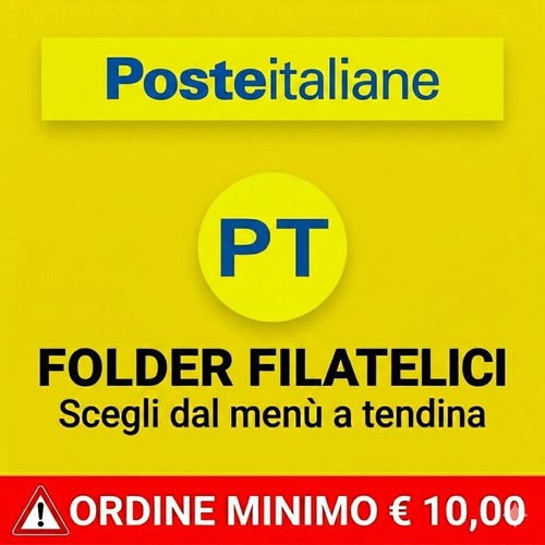 Folder filatelici poste - filatelici,