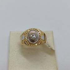 ANELLO DA UOMO IN ORO GIALLO E
