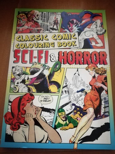 Classic comic colouring book - comic,