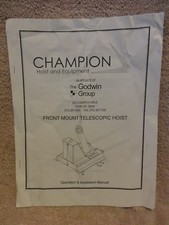 Champion Hoist, Front Mount