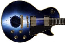 Guitar Skin Axe Wrap Reskin Dark Blue Burst Space Goodbye Supernova GS 325