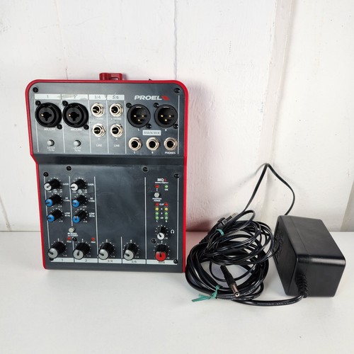 Mixer proel mq6 compatto - mixer,