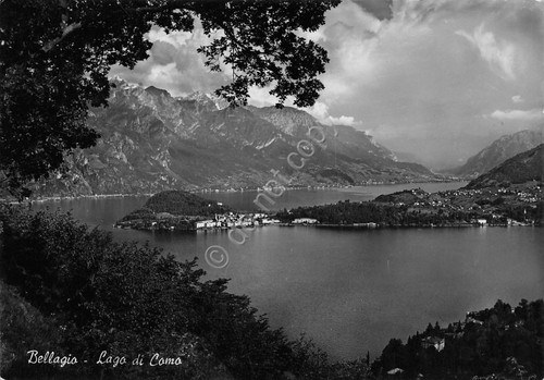 Cartolina lago como - cartolina,