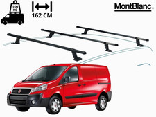 3 BARRE PORTATUTTO PORTAPACCHI TETTO PER FIAT SCUDO 2007-2016 PROFESSIONAL