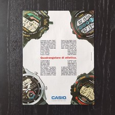 1992 Casio orologi - Original AD Advertising Pubblicità Vintage