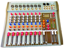 Mixer/Scheda Audio 8 canali MP3 USB Bluetooth con Effetto Echo