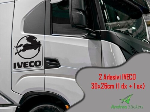 Iveco coppia adesivi 1dx - (1dx, +