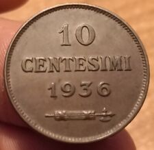 Moneta 10 Centesimi 1936, San Marino, Rif. 5655