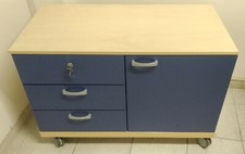 Cassettiera + Anta con ruote per ufficio Doimo City Line Modello Desktop