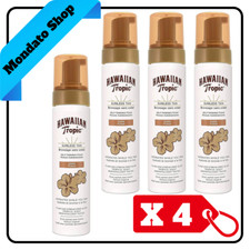 HAWAIIAN TROPIC AUTOABBRONZANTE MOUSSE DARK PELLE ABBRONZATA E IDRATATA (X4)