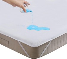 COPRIMATERASSO IMPERMEABILE CERATO ELASTICI CULLA/SINGOLO/FRANCESE/MATRIMONIALE