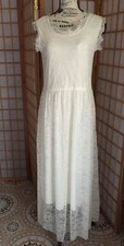 Abito bianco pizzo m - in, s/m