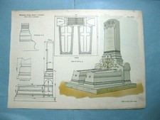 stampa antica Cimitero Milano