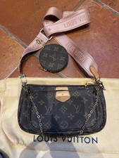Louis Vuitton Borsa Multi pocket Con Catena E Tracolla Pelle Marrone Rosa