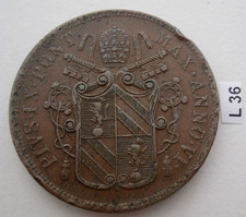 Vaticano 5 Baiocchi 1852 B