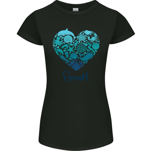 Ocean heart ecologia delfino - ocean,